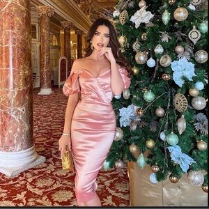 NWT Nookie Candice Midi Dress in Blush 💕 Small